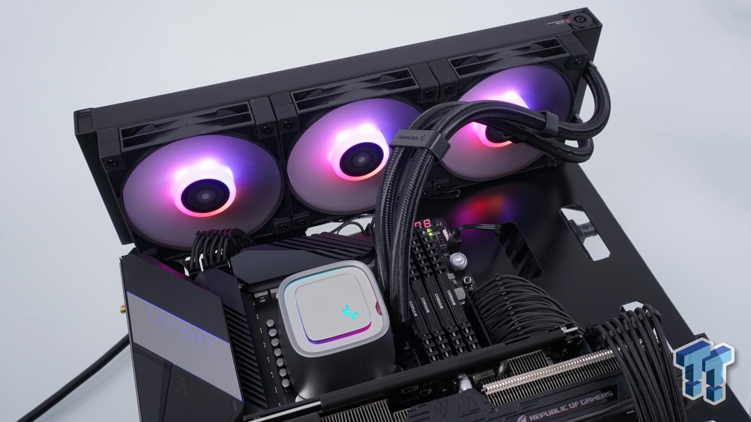 DeepCool LT720 in test - liquid cooling with Infinity effect!