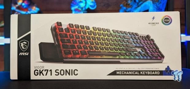 MSI Vigor GK71 Sonic Blue Mechanical Gaming Keyboard 