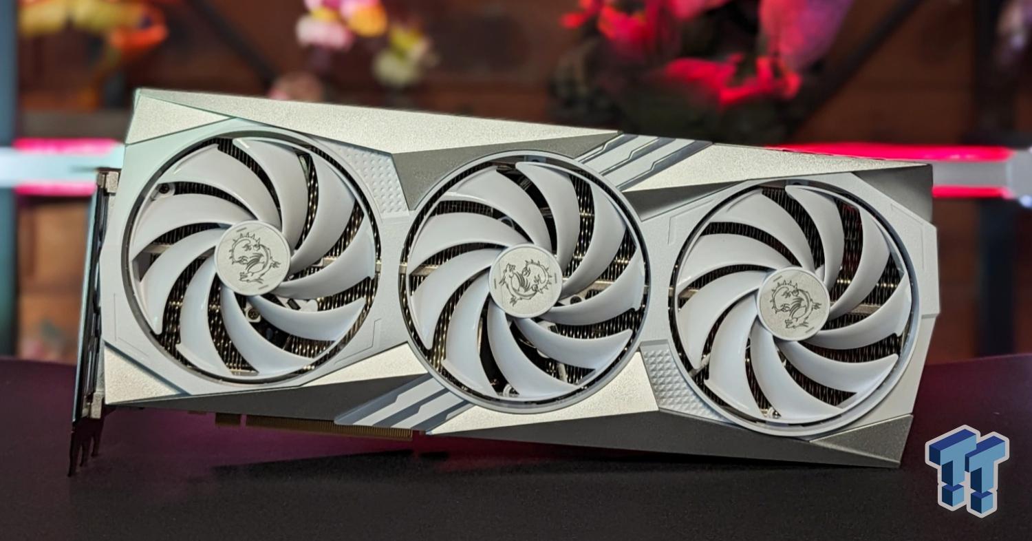 MSI RTX 4070 Gaming X Slim White 12GB Graphics Card