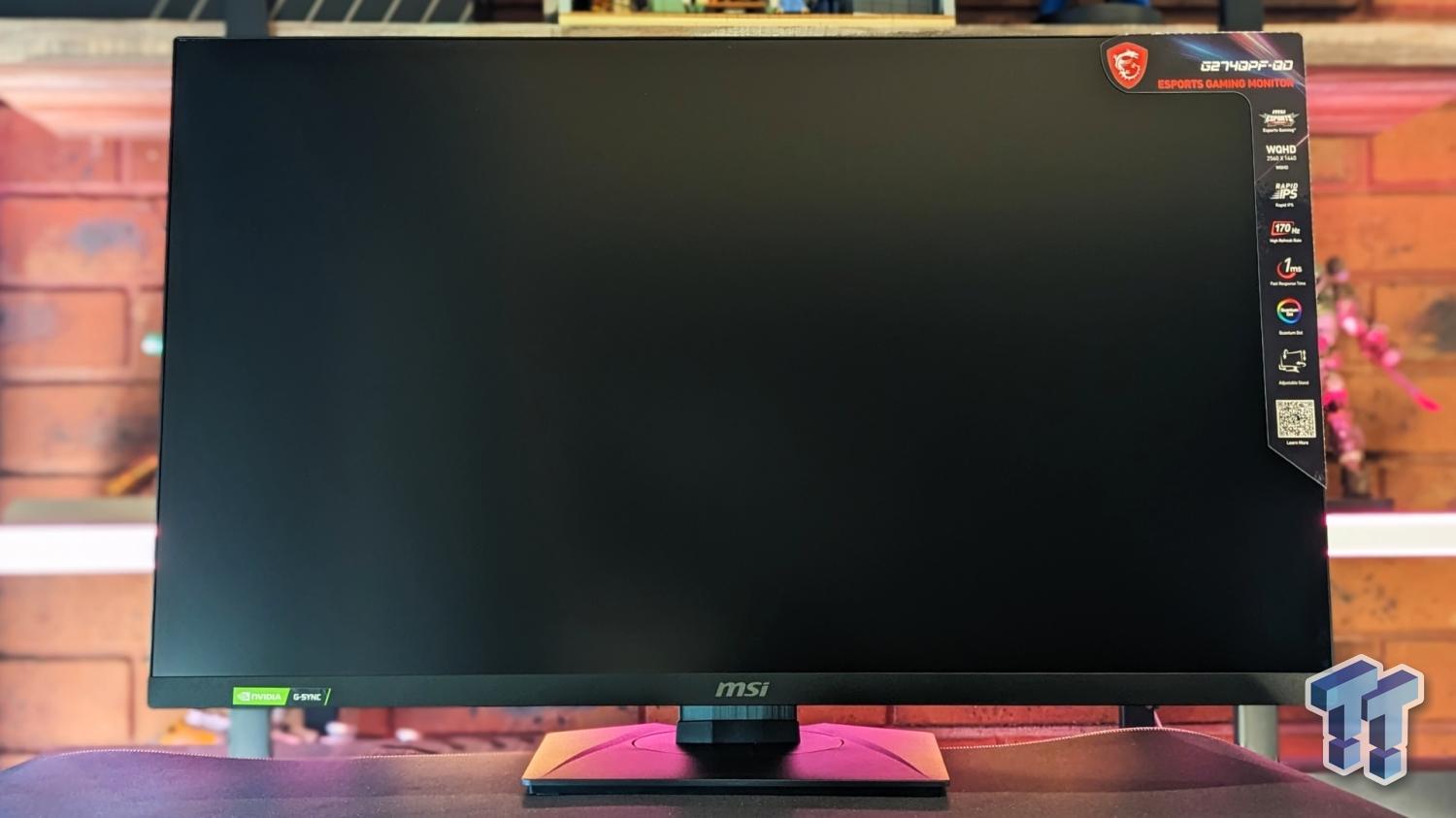 MSI G274QPF-QD Gaming Monitor Review