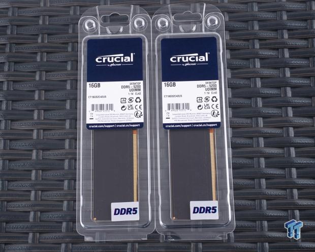 Crucial CT16G52C42U5 X2 DDR5-5200 32GB Dual-Channel Memory Kit Review Crucial CT16G52C42U5 X2 DDR5-5200 32GB Dual-Channel Memory Kit Review
