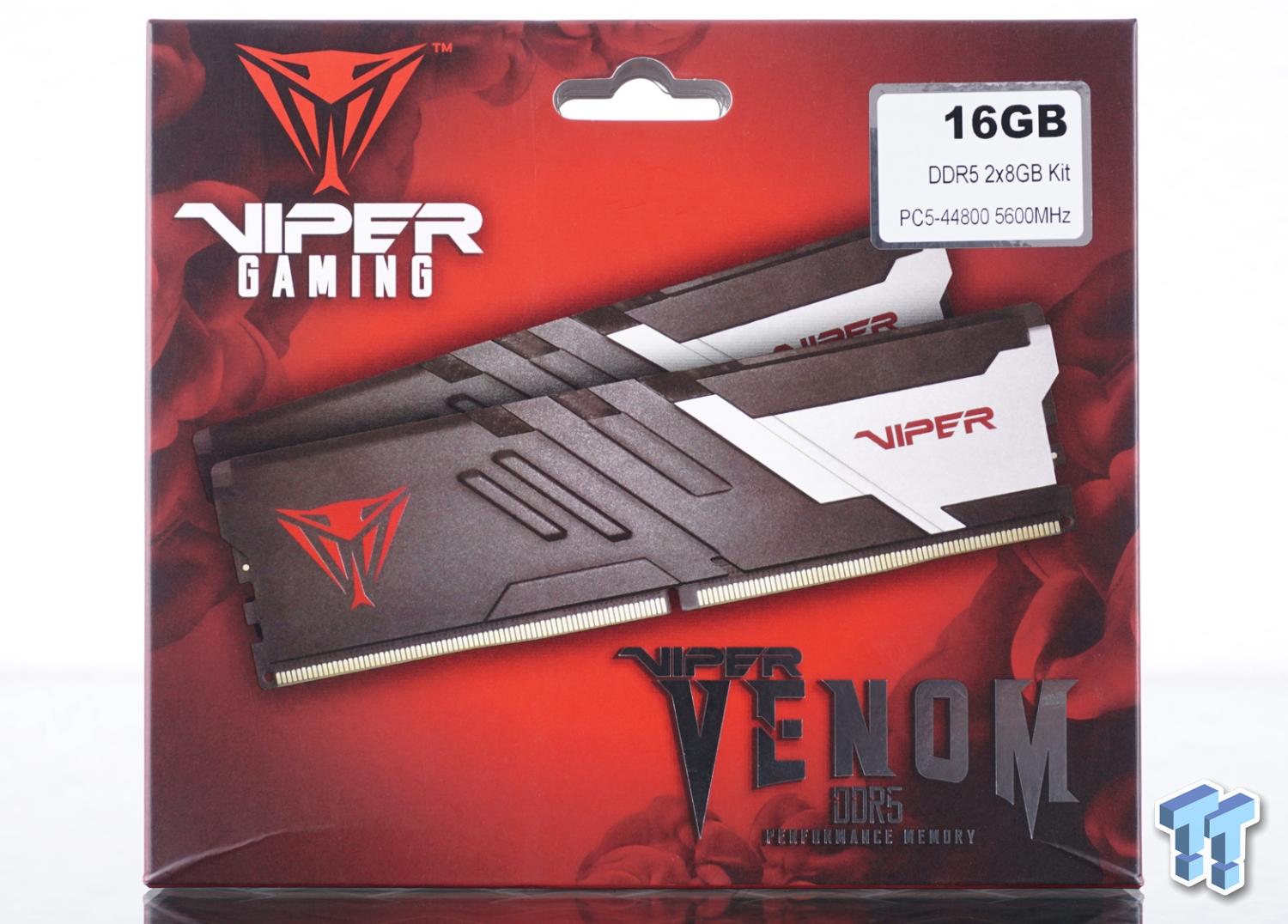 Patriot Memory Viper Venom Kit DDR5 RAM 16Go (2 x 8Go) 5600MHz CL40