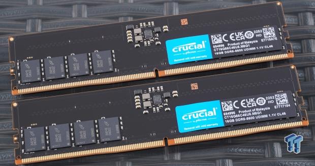 Crucial CT16G56C46U5 X2 DDR5-5600 32GB Dual-Channel Memory Kit 