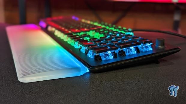  ROCCAT Vulcan II Max – Optical-Mechanical PC Gaming Keyboard,  Customizable RGB Illuminated Keys and Palm Rest, TITAN II Switches,  Aluminum Plate : Electronics