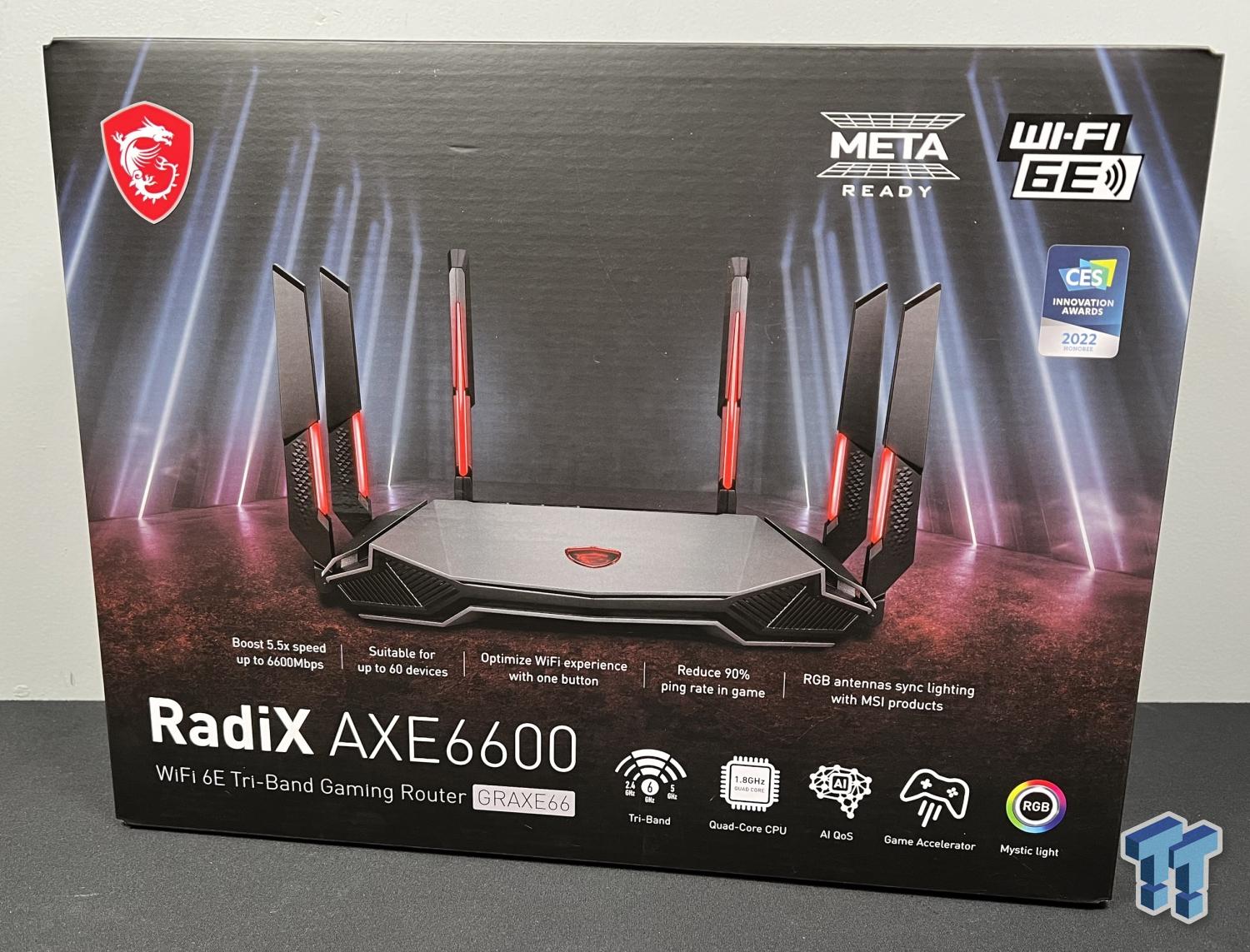 Review MSI RadiX AXE6600 – Een gamingrouter is meer dan snelheid