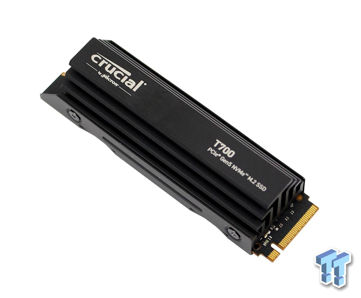 Crucial T700 M.2 4 To PCI Express 5.0 NVMe (avec dissipateur thermique) -  Disque SSD - CRUCIAL