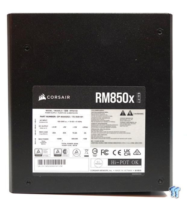 Corsair RMx SHIFT Series RM850x 850 W - CP-9020252-EU 