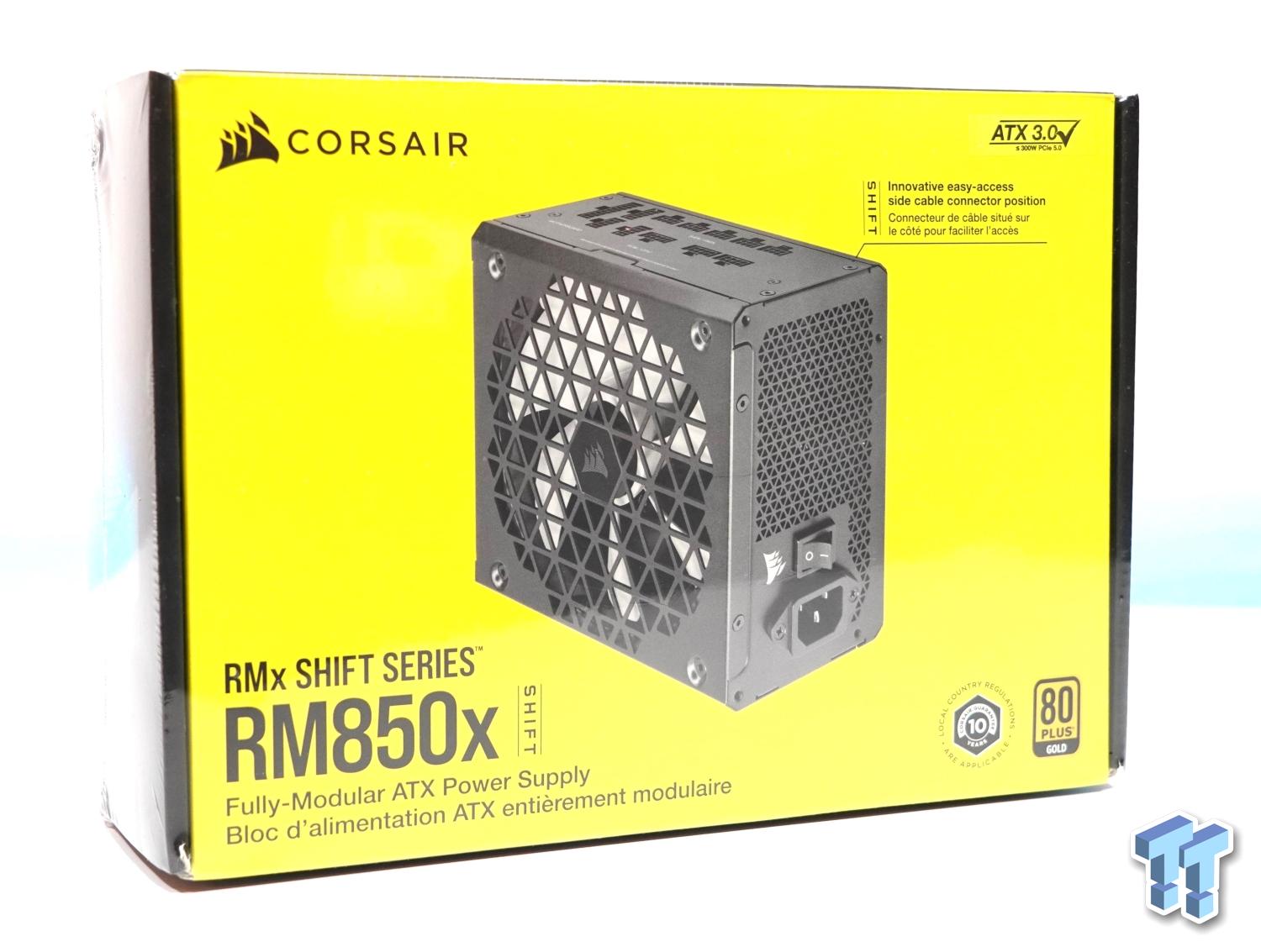 Corsair RM850x Shift 850w ATX 3.0 80 PLUS Gold Fully Modular PSU Review