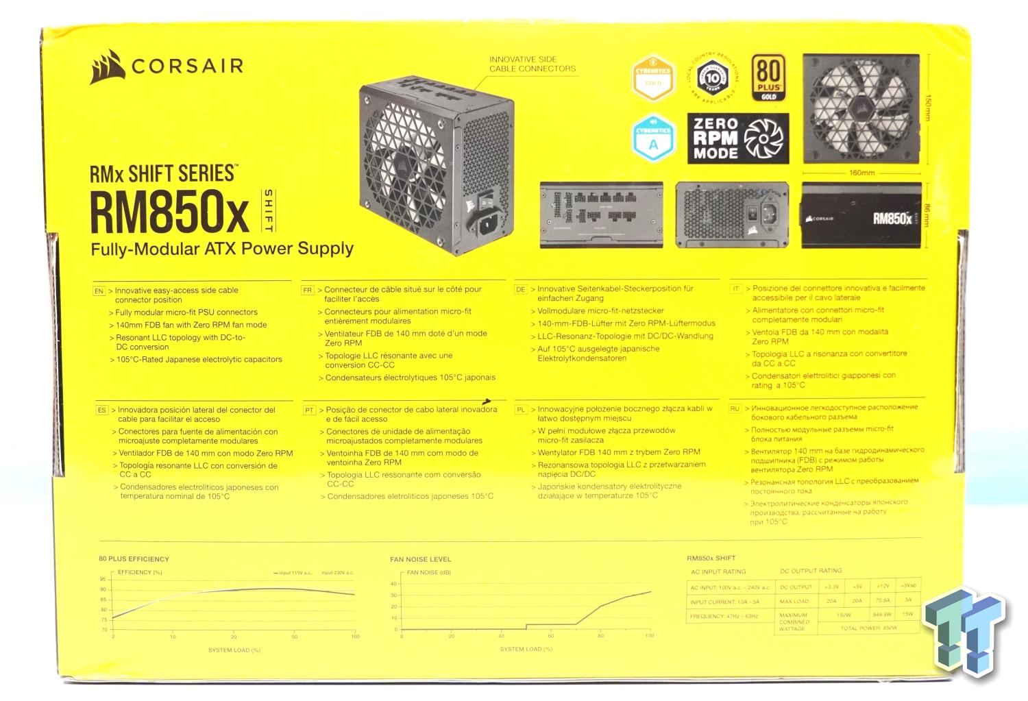 CORSAIR - RMx Series RM850x 80 PLUS Gold Fully Modular ATX