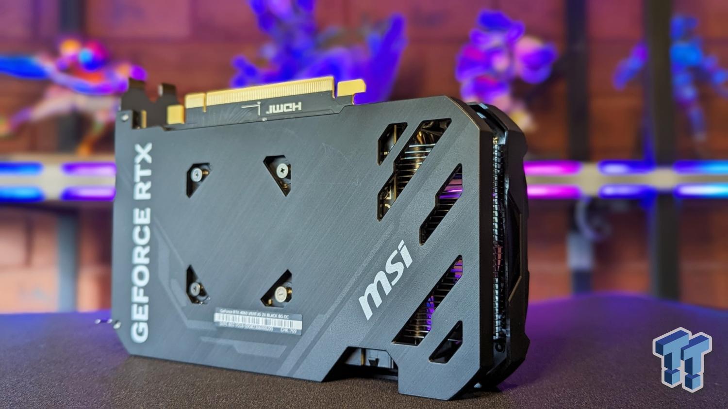 MSI GeForce RTX 4060 Ventus 2X Black 8G OC Review