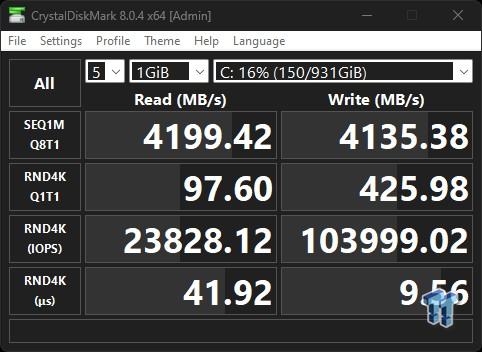 WD Blue SN580 1TB PCIe Gen4 NVMe SSD Review