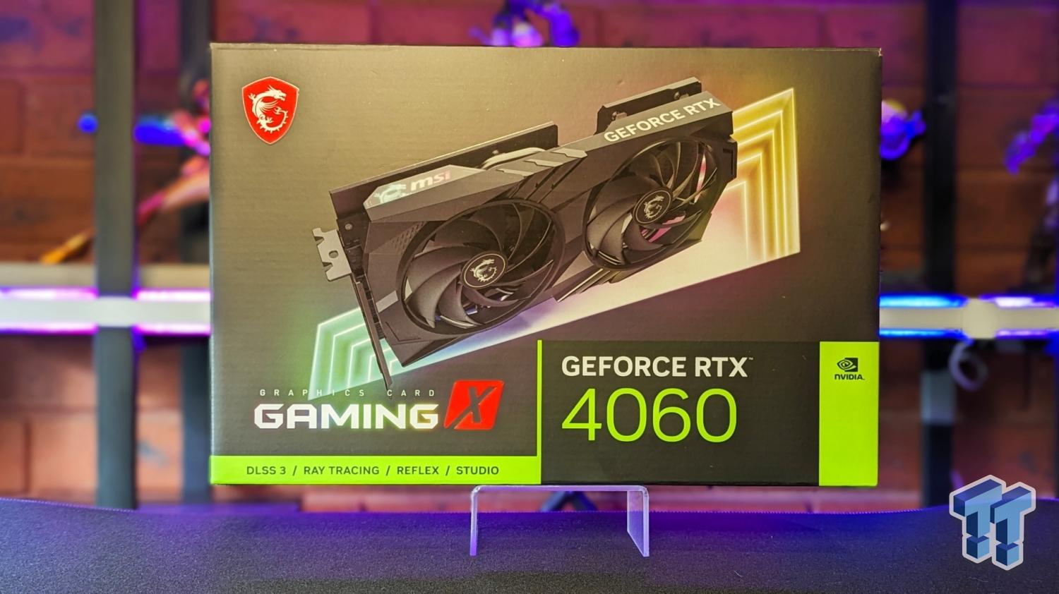  MSI GeForce RTX 4060 Gaming X 8G Graphics Card - NVIDIA RTX 4060,  8 GB GDDR6 Memory, 17 Gbps, PCIe 4.0, Twin Frozr 9, RGB, DLSS3 : Electronics