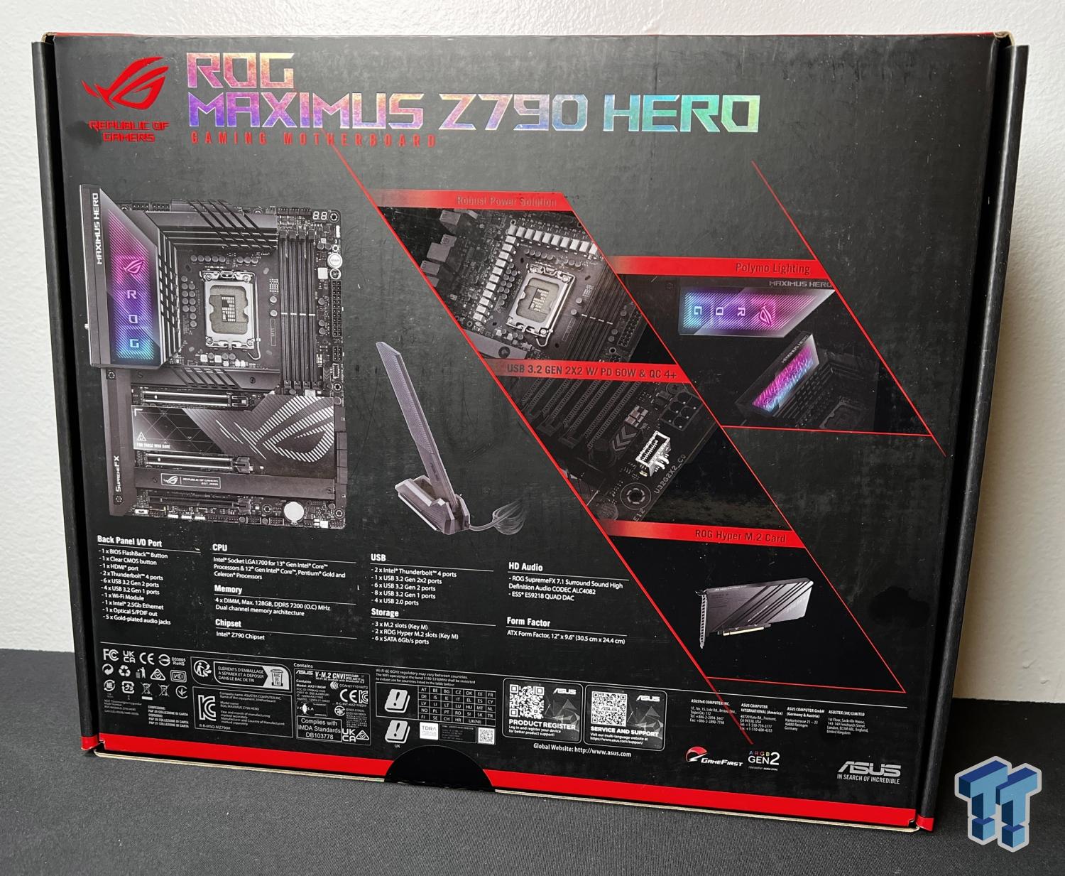 ASUS ROG MAXIMUS Z790 HERO (Socket LGA 1700) USB 3.2 Intel Motherboard ROG  MAXIMUS Z790 HERO - Best Buy
