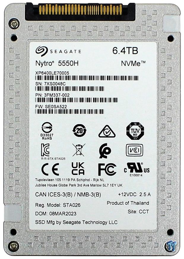 Seagate Nytro 5550H 6.4TB SSD Review - A New Contender 03 Seagate Nytro 5550H 6.4TB SSD Review - A New Contender 03