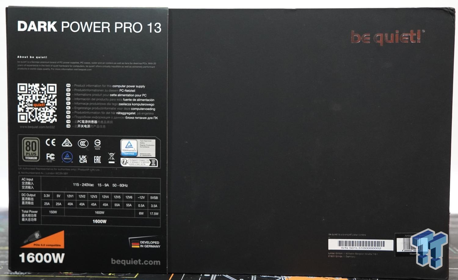 User manual Be Quiet! Dark Power Pro 750W (English - 120 pages)