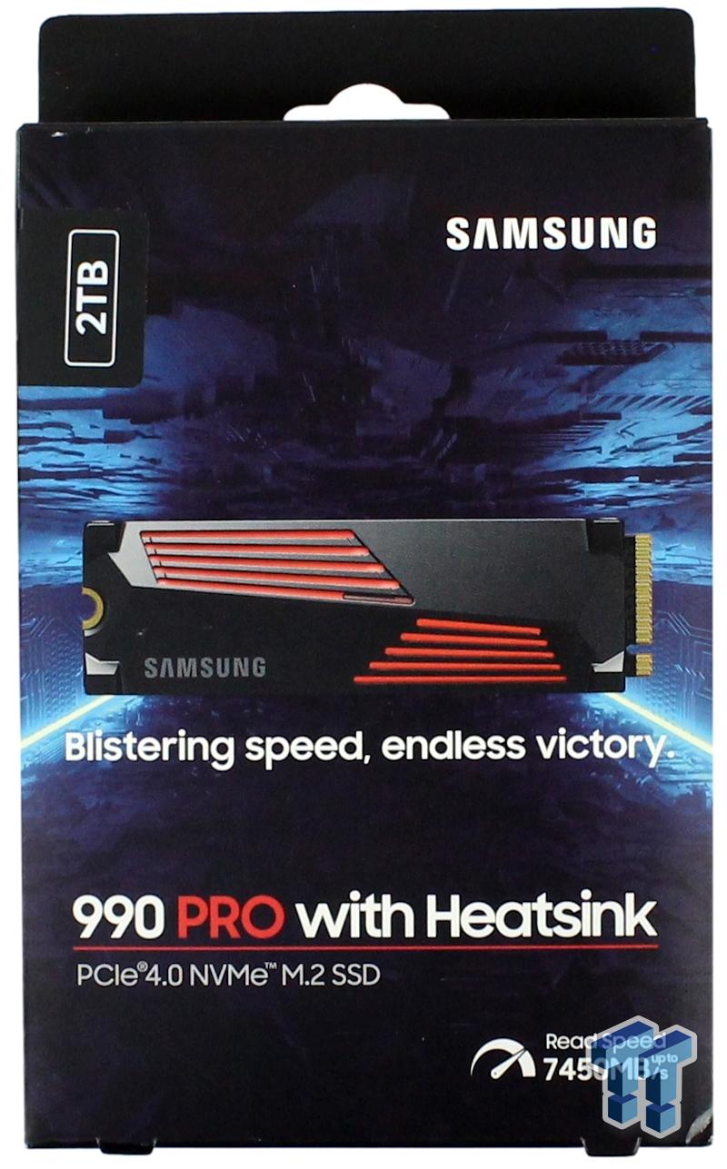 SSD 2To Samsung 990 PRO MZ-V9P2T0CW M.2 avec dissipateur (PC/PS5)