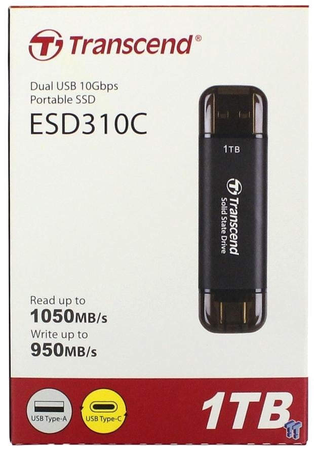 Transcend Portable SSD USB-C / USB-A model ESD310C