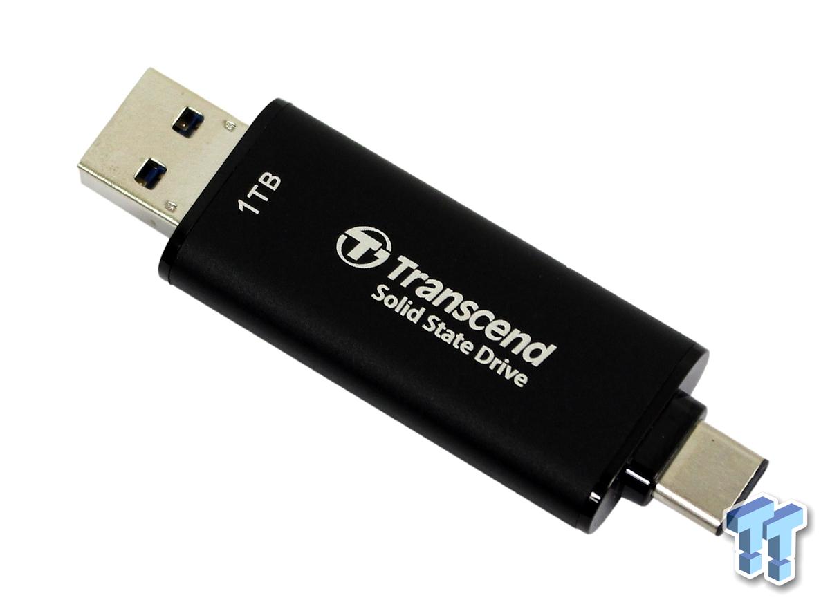 Transcend ESD310C 1TB USB 3.2 Type C Portable SSD OTG - Monaliza