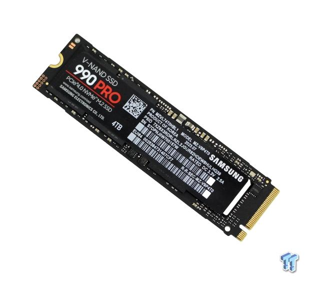 Samsung 990 PRO PCIe 4.0 NVMe SSD 4TB, Black 