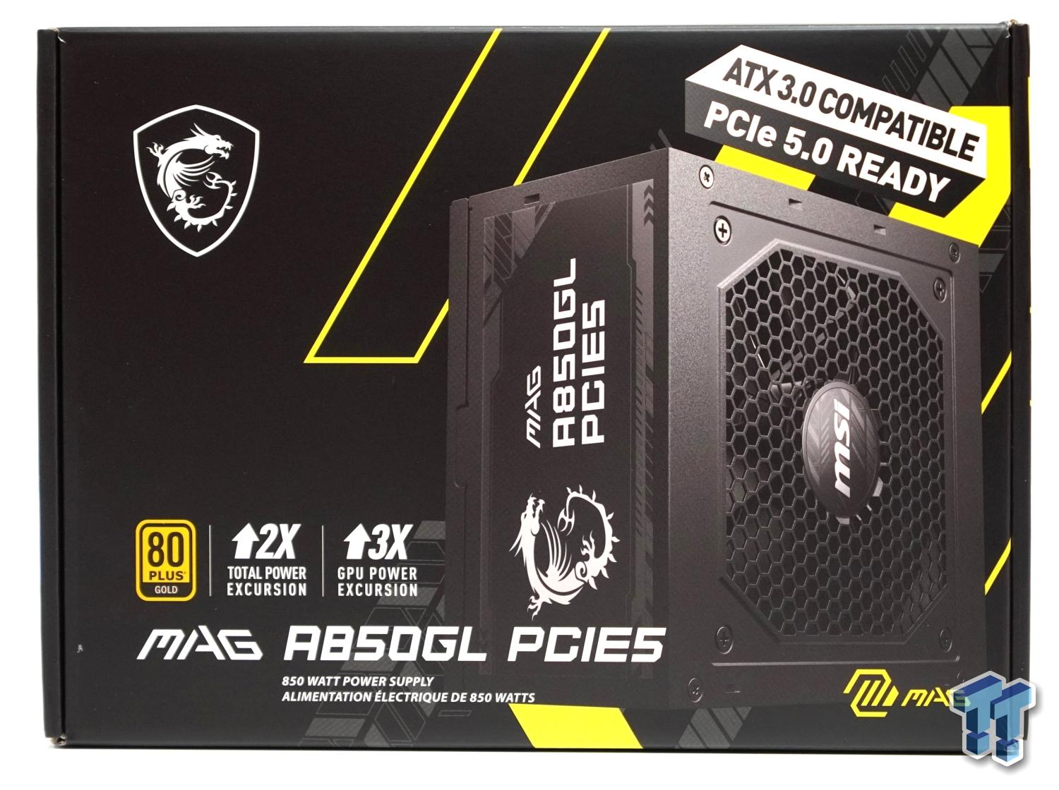 MAG A850GL PCIE5, Power Supply