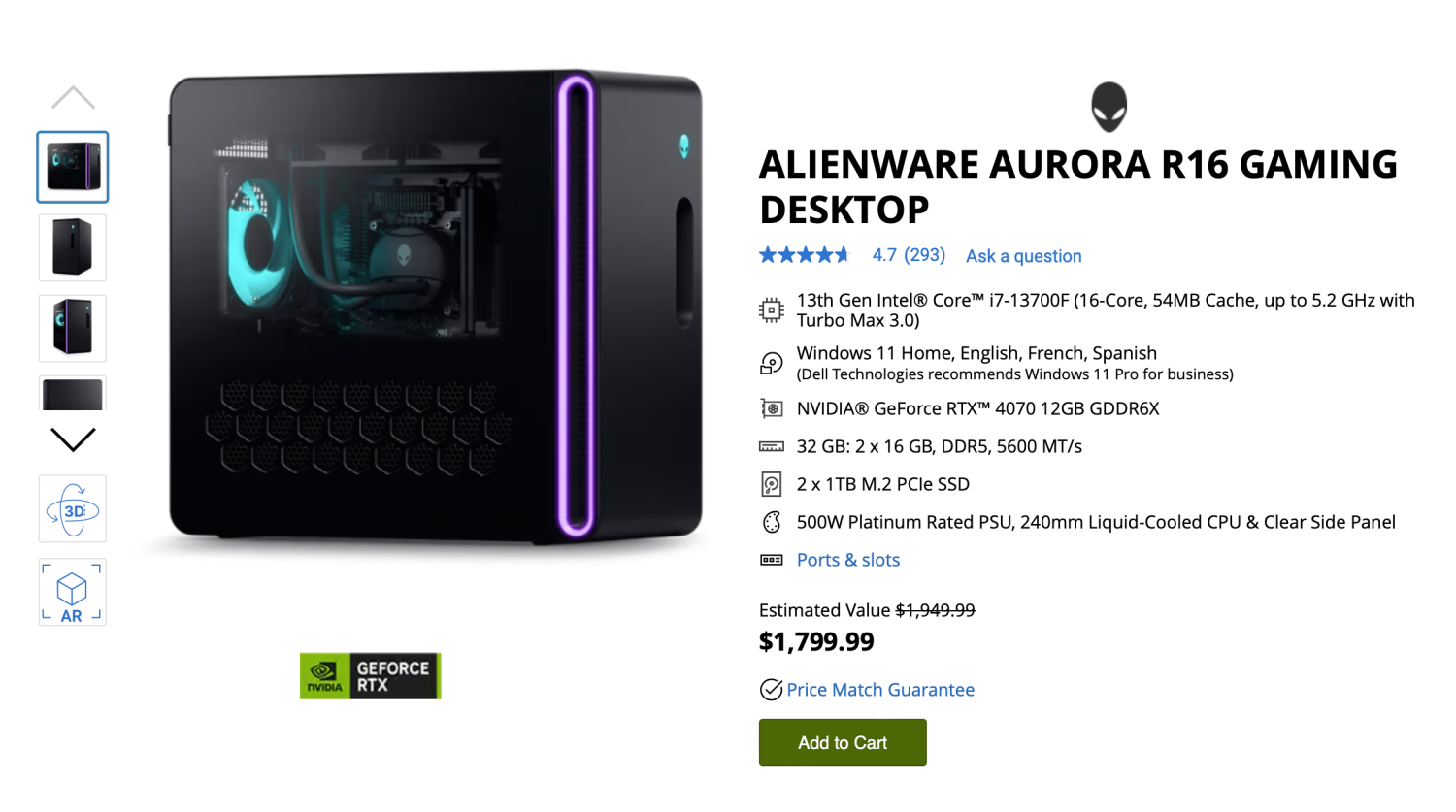 Alienware Aurora R16 gaming PC review