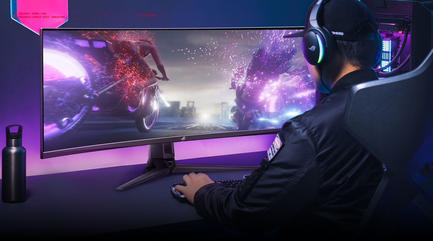 This massive OLED gaming monitor uses AI to prevent burn-in