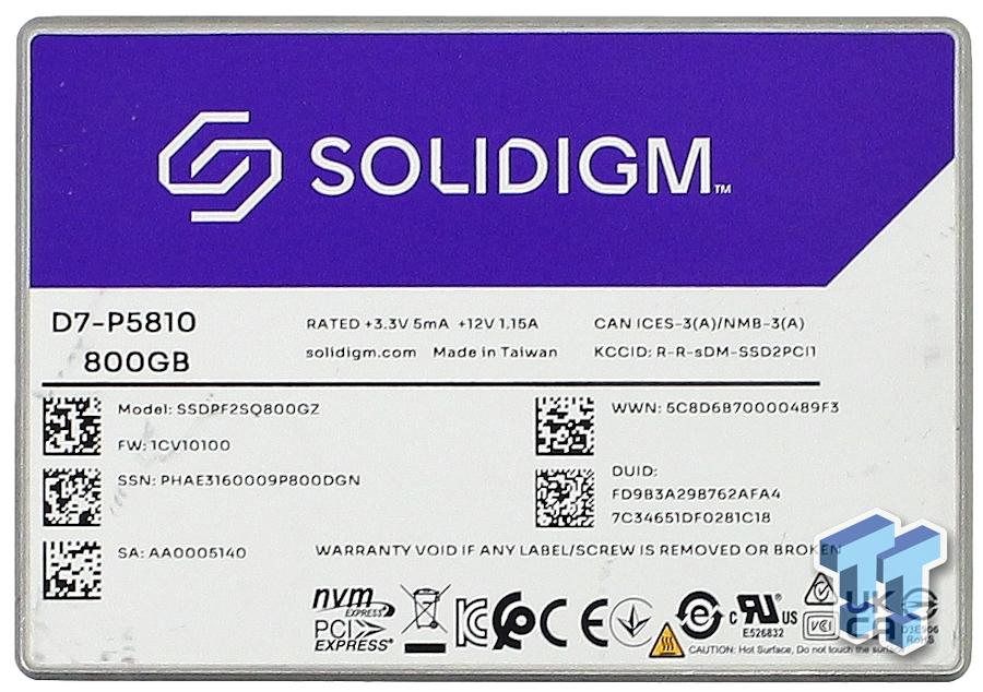 Solidigm D7-P5810 800GB Enterprise SSD Review - Caching QLC Solidigm D7-P5810 800GB Enterprise SSD Review - Caching QLC