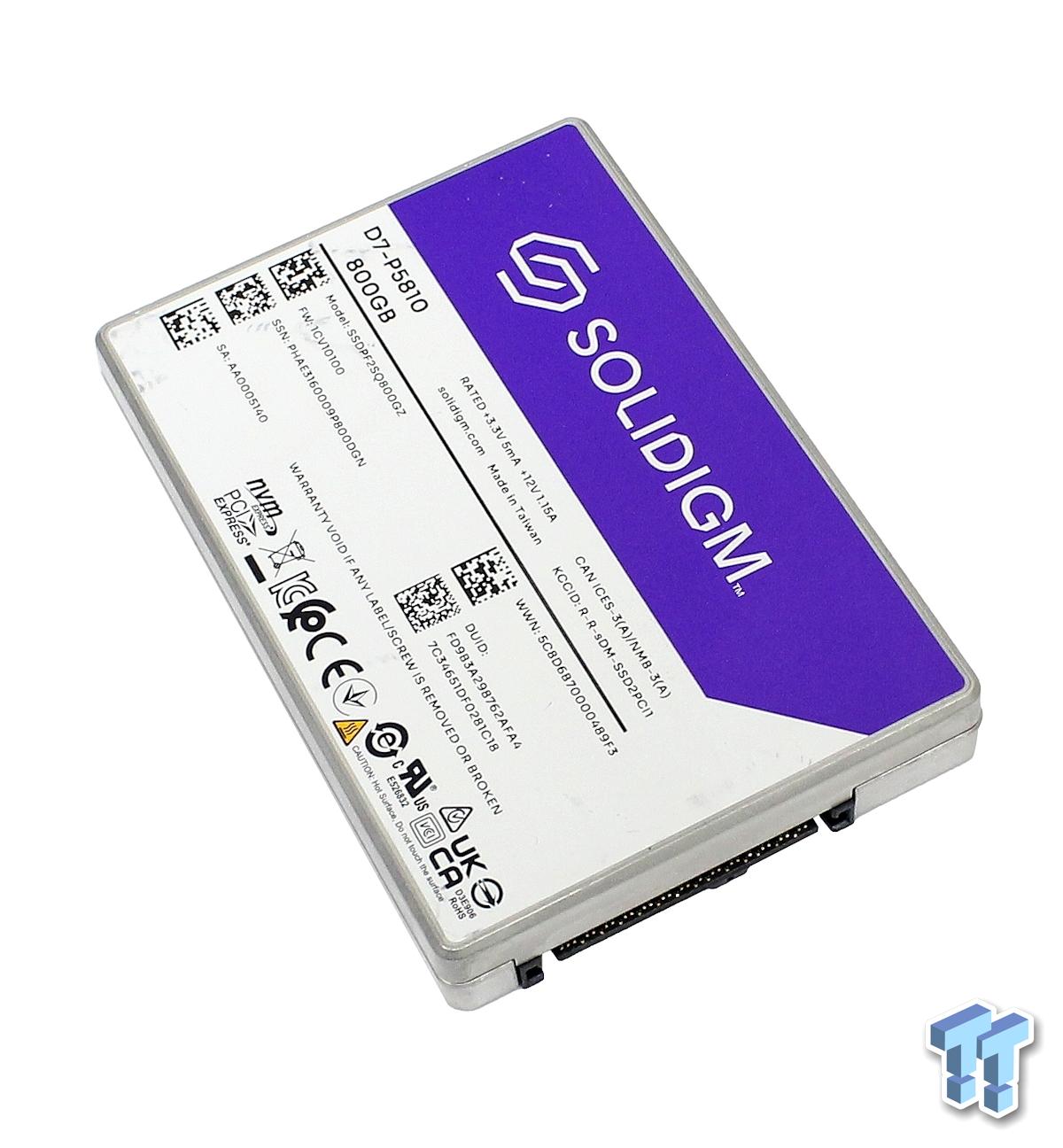 Solidigm D7-P5810 800GB Enterprise SSD Review - Caching QLC