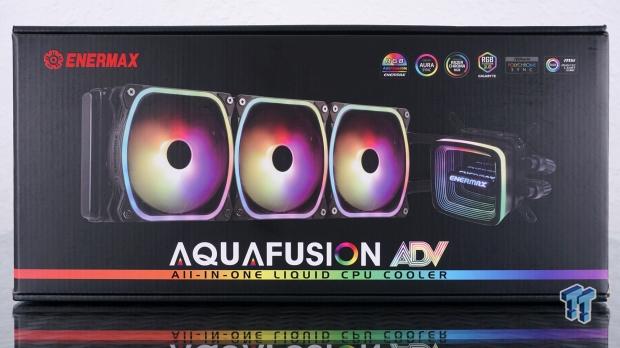 Enermax AQUAFUSION ADV 360mm aRGB Liquid CPU Cooler Review 02