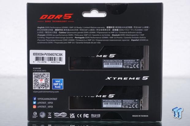 Patriot Viper Xtreme 5 DDR5-7600 48GB Dual-Channel Memory Kit Review 03