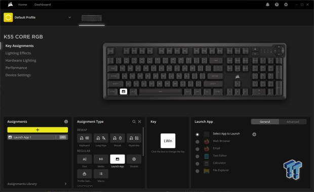 CORSAIR K55 CORE Gaming Keyboard Quick Look Review - PC Perspective