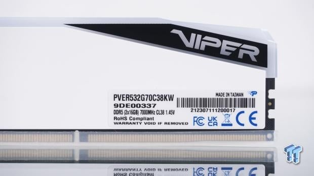 Patriot Viper Elite 5 RGB DDR5-7000 32GB Dual-Channel Memory Kit Review 06