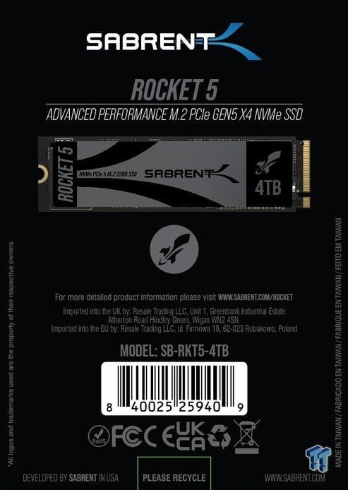 Sabrent Rocket 5 4TB SSD Review - Sabrent's PCIe Gen5 rocketship is ready for launch 04