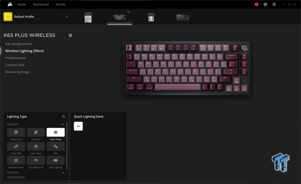 Corsair K65 PLUS WIRELESS 75% RGB Mechanical Gaming Keyboard Review