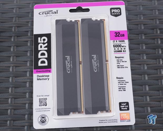Crucial Pro Overclocking DDR5-6000 32GB Dual-Channel Memory Crucial Pro Overclocking DDR5-6000 32GB Dual-Channel Memory