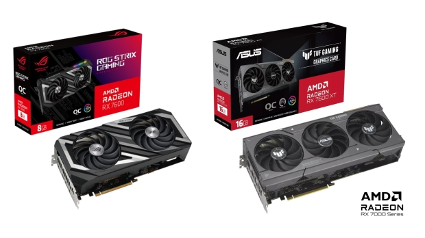 ASUS's AMD Radeon RX 7000 Series GPU lineup has something for every gamer