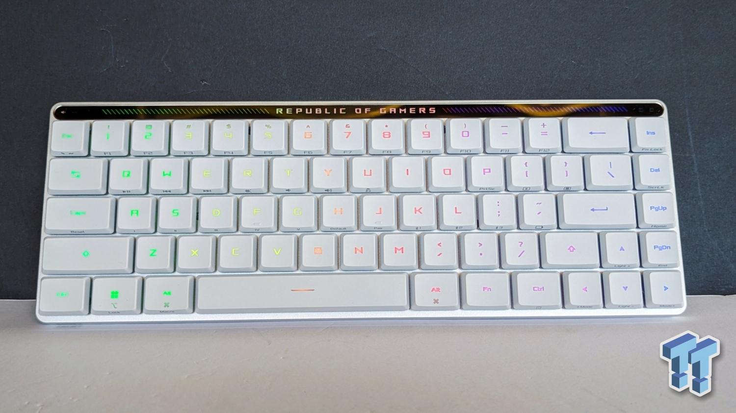 ASUS ROG Falchion RX Low Profile Keyboard Review ASUS ROG Falchion RX Low Profile Keyboard Review