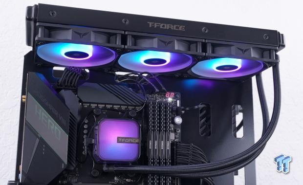 TEAM T-FORCE Siren GA360 ARGB Liquid CPU Cooler Review 26