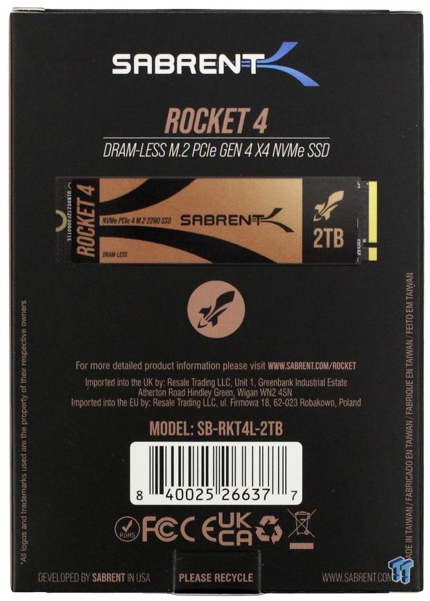 Open Gallery Sabrent Rocket 4 2TB SSD Review - Refreshed Standard Bearer 04
