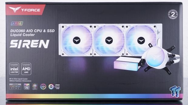 TEAM T-FORCE Siren DUO360 RGB Liquid CPU Cooler Review 02