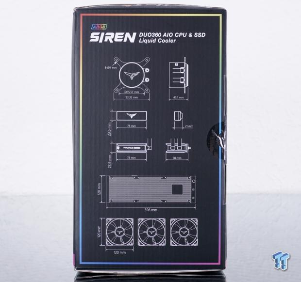 TEAM T-FORCE Siren DUO360 RGB Liquid CPU Cooler Review 03