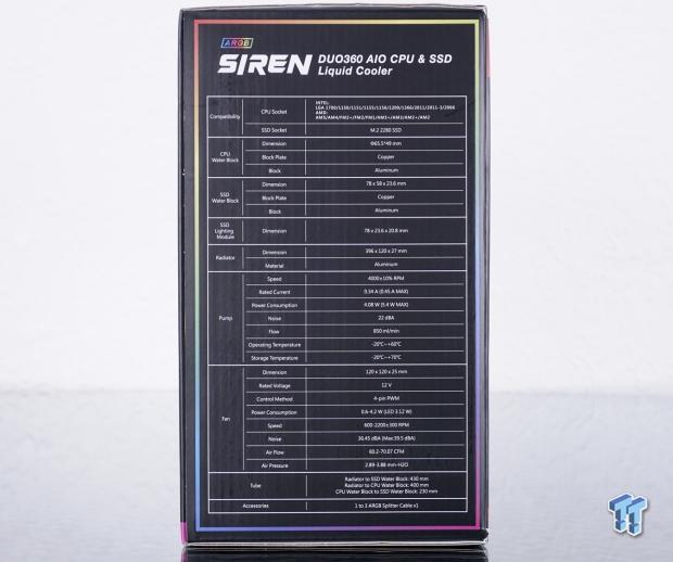 TEAM T-FORCE Siren DUO360 RGB Liquid CPU Cooler Review 06