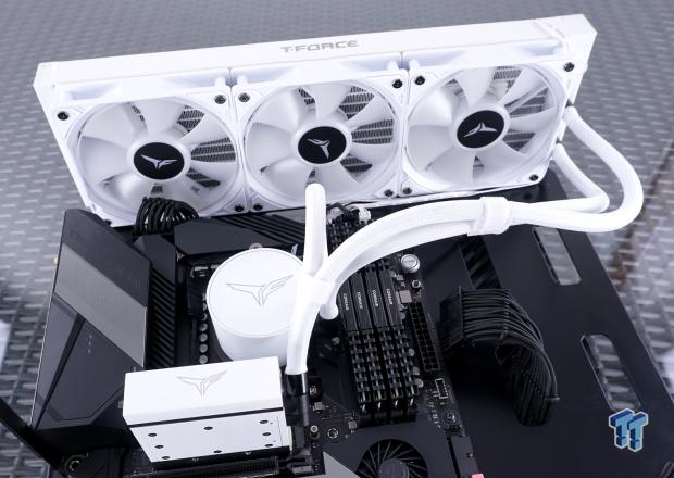 TEAM T-FORCE Siren DUO360 RGB Liquid CPU Cooler Review 27