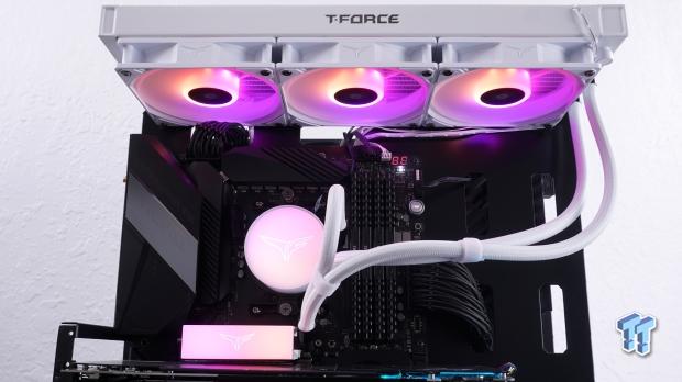 TEAM T-FORCE Siren DUO360 RGB Liquid CPU Cooler Review 29