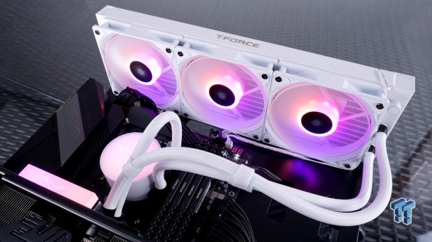 TEAM T-FORCE Siren DUO360 RGB Liquid CPU Cooler Review 99