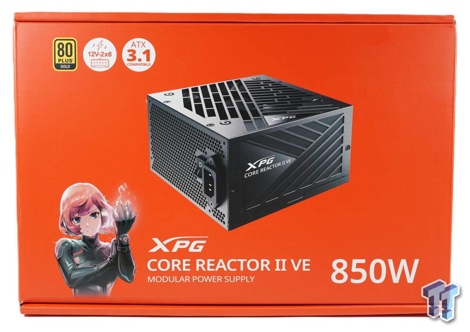 XPG Core Reactor II VE 850w 80 PLUS Gold ATX 3.0 PSU Review