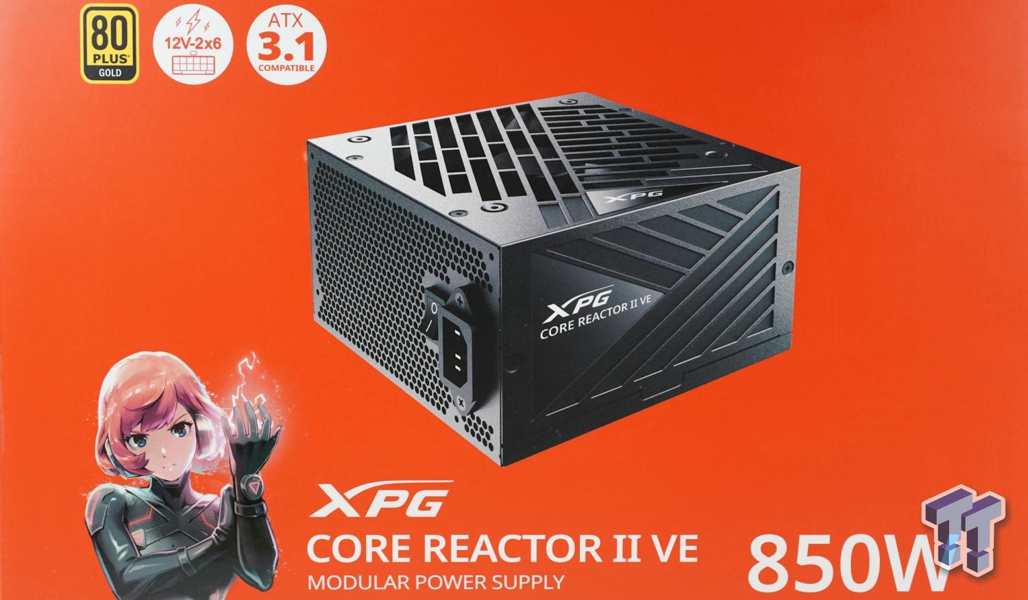 XPG Core Reactor II VE 850w 80 PLUS Gold ATX 3.0 PSU Review