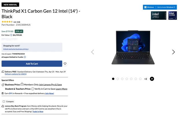 Lenovo ThinkPad X1 Carbon Gen 12 Review 03