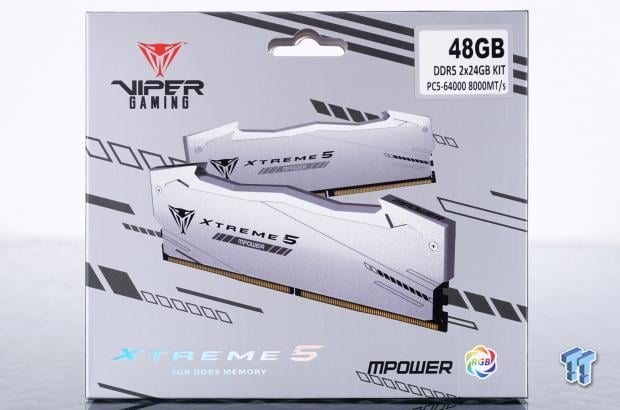 Patriot Viper Xtreme 5 RGB MPOWER DDR5-8000 48GB Dual-Channel Memory Kit Review 02