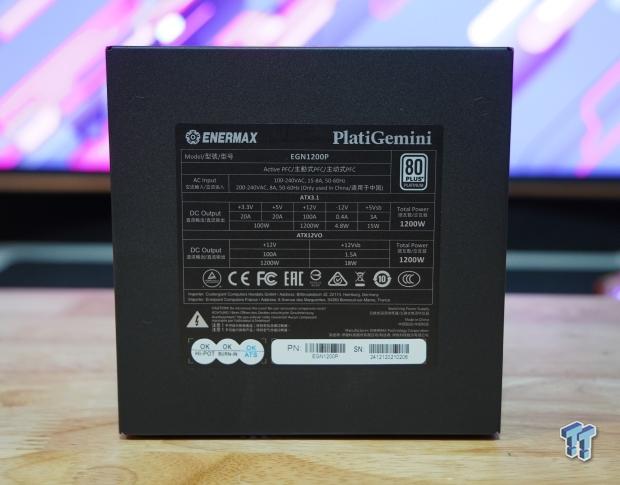 Enermax PlatiGemini 1200w 80 PLUS Platinum ATX 3.1 and 12VO PSU Review 13